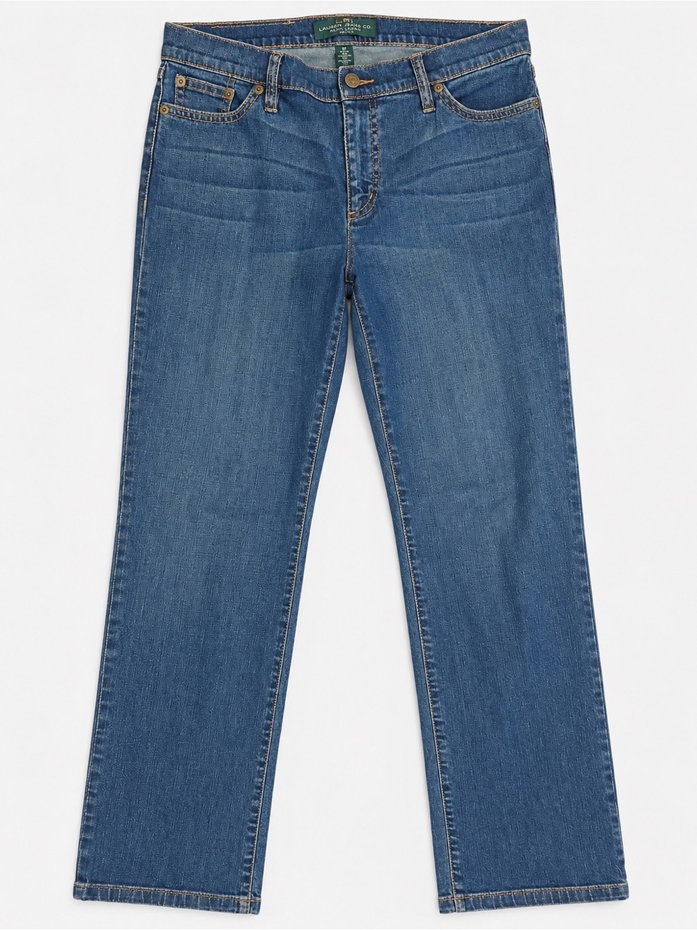 Lauren Jeans Co Ralph Lauren Petite Straight Leg Jeans 6P
